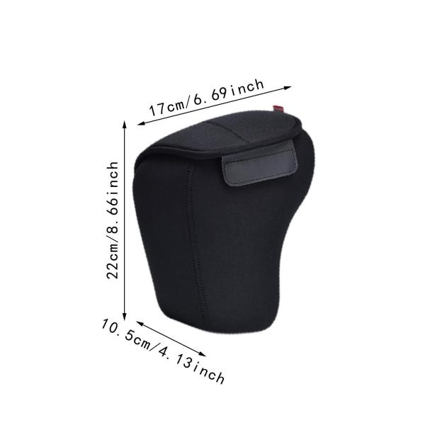 カメラバッグの挿入写真ポーチ屋外17x22x10.5cm用の厚い保護バッグインサート