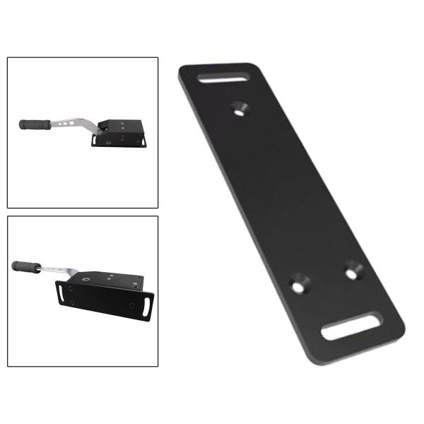 レースハンドブレーキ取り付けプレート強力な頑丈な設置アルミニウムレースシフターレバーマウントプレートアダプタープレート安定