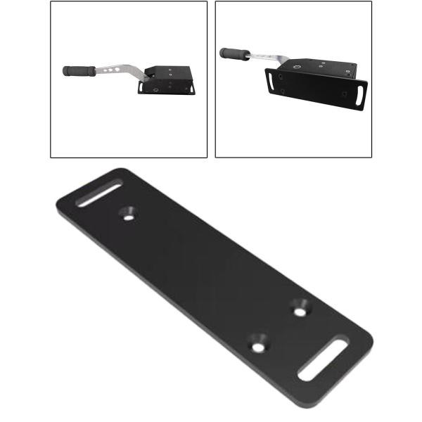 レースハンドブレーキ取り付けプレート強力な頑丈な設置アルミニウムレースシフターレバーマウントプレートアダプタープレート安定