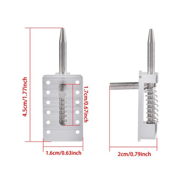 RC飛行機コックピットラッチRC飛行機ロックキャッチRCエアプレーンボートモデルのスペアパーツアロイラストプルーフコックピットカバー固定