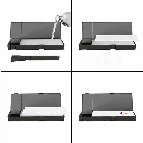 ウェットパレットペイントパレットガッシュミキシングトレイコンパクトモデル着色ウェットトレイ