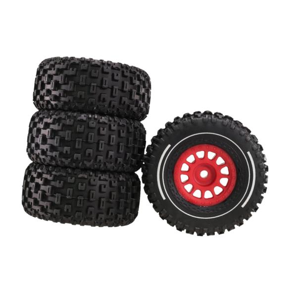 RCカータイヤホイール4個実用的65mm交換便利使いやすいスペアパーツ 
