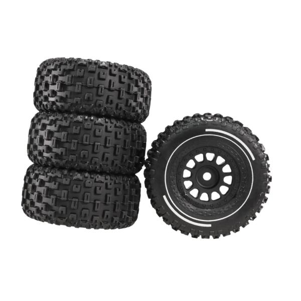 RCカータイヤホイール4個実用的65mm交換便利使いやすいスペアパーツ 