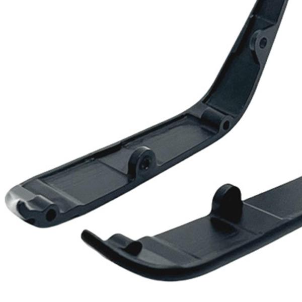 H12Y 1:12 RCカー用 フロントホイールペアフェンダーガード アルミ製 簡単取り付け ブラック