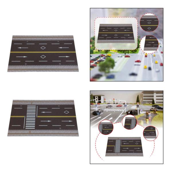 1/64 高速道路シーンモデル ジオラマ背景 地下車庫シーンディスプレイ 横断歩道なし