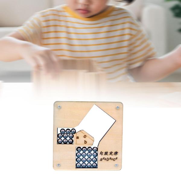 ピタゴラスの定理モデル STEM技術 子供向けおもちゃ 完成品