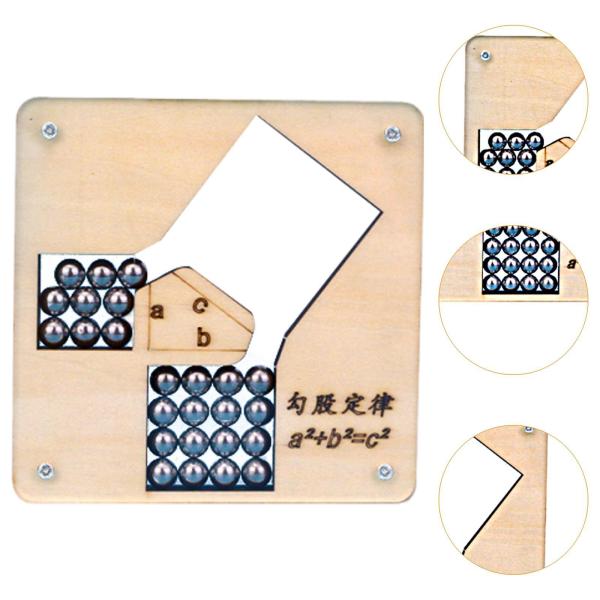 ピタゴラスの定理モデル STEM技術 子供向けおもちゃ 完成品