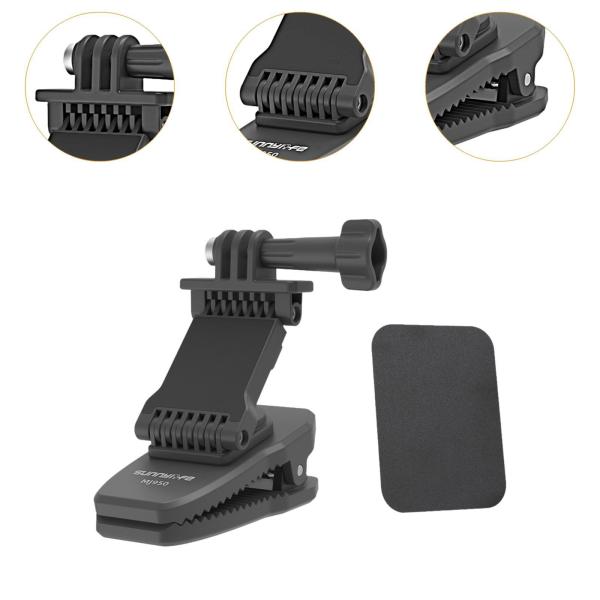 アクションカメラ用バックパックストラップマウント 頑丈で素早く設置できるパックマウント