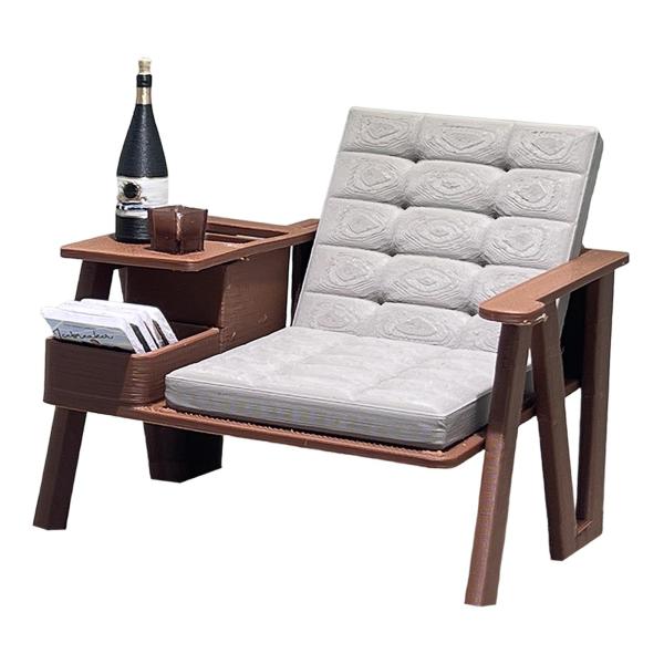 1:12 ドールハウス チェア エンドテーブル ドールハウス 家具 おもちゃ ごっこ遊び 装飾品 多目的ライフシーン ミニチュア家具モデル