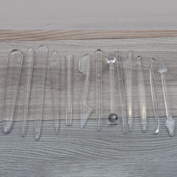 13 個 粘土ツールセット 彫刻 多用途 DIY 粘土プロジェクト プロフェッショナル 彫刻 陶器ツール 構築 スムージング エンボス加工