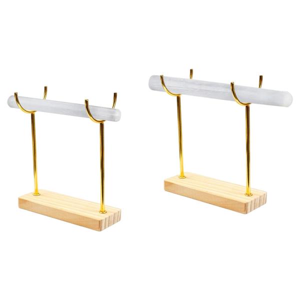 セレナイトブレスレットホルダーディスプレイジュエリーディスプレイブレスレットウォッチネックレスS