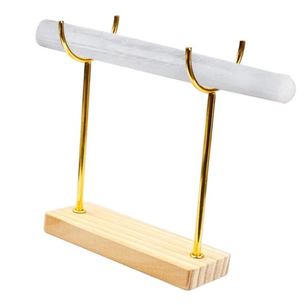 セレナイトブレスレットホルダーディスプレイジュエリーディスプレイブレスレットウォッチネックレスL