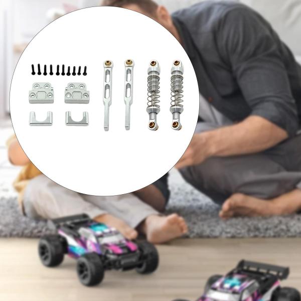RCリアショックアブソーバーセット 1:12スケール MN82T LC79 MN82S用 取り付け金具 シルバー