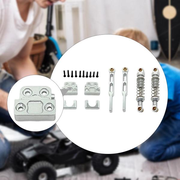 RCリアショックアブソーバーセット 1:12スケール MN82T LC79 MN82S用 取り付け金具 シルバー