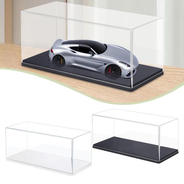 モデルカーディスプレイケース 1:43 モデル車両用収納ボックス Arts ダイキャストカー ブラックベース