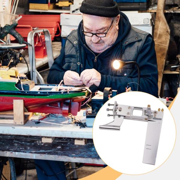 RCボート舵キット ボートドライブシャフトセット スペアパーツ アルミ合金 頑丈 ポータブル 高速サポートセット サポートブラケット