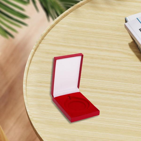 バッジ収納ボックスショーケースプレミアム、多目的、ギフトポータブルアクセサリー、耐久、実用的なオーガナイザーメダルディスプレイケース