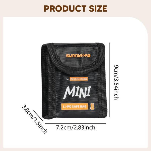 耐火・防爆ポーチ保護ガードガレージリポバッテリーセーフバッグ 9x7.2x3.8cm