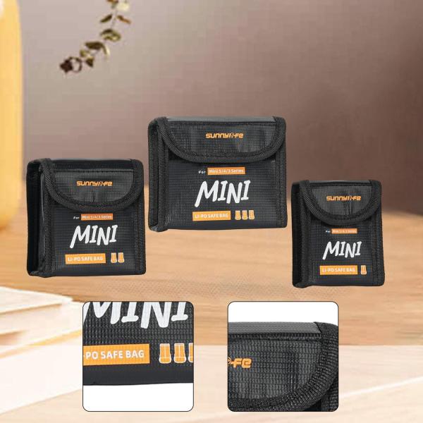 耐火・防爆ポーチ保護ガードガレージリポバッテリーセーフバッグ 9x7.2x3.8cm