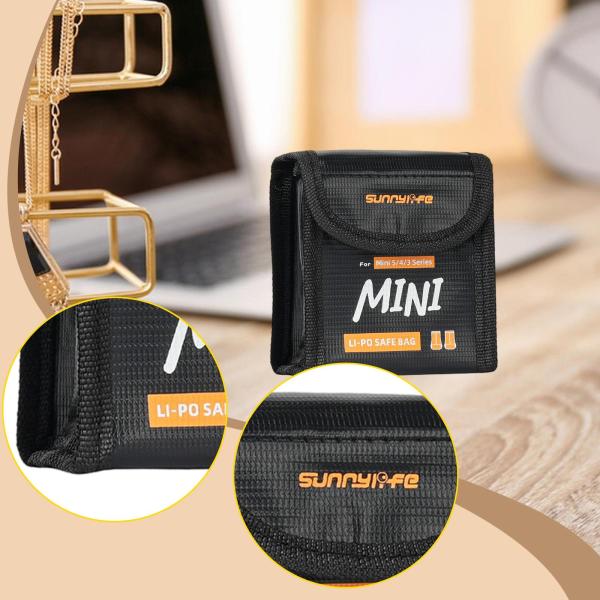 耐火・防爆ポーチ保護ガードガレージリポバッテリーセーフバッグ 9.5x8.6x6.3cm