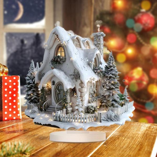 クリスマスデコレーションギフトデスクトップデコレーションテーブルリビングルームホリデーC