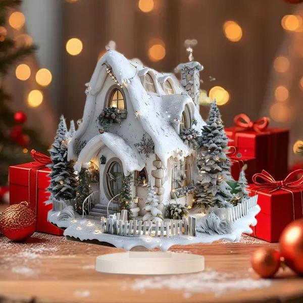 クリスマスデコレーションギフトデスクトップデコレーションテーブルリビングルームホリデーC