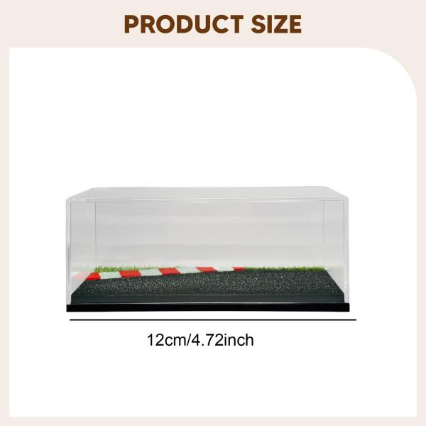 1/64 モデルカー ディスプレイケース 防塵カバー 装飾 アクリル 駐車場シーン 収納オーガナイザー 合金製カーアクションフィギュア用