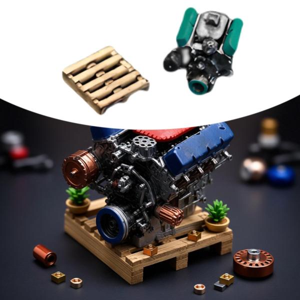 1:64スケール カーガレージモデル アクセサリー おもちゃ 修理工場 建築 子供用 グリーン