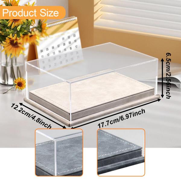 モデルカーディスプレイケース 1:64 ダイキャストカー用ディスプレイボックス アートモデル車両 ベージュ