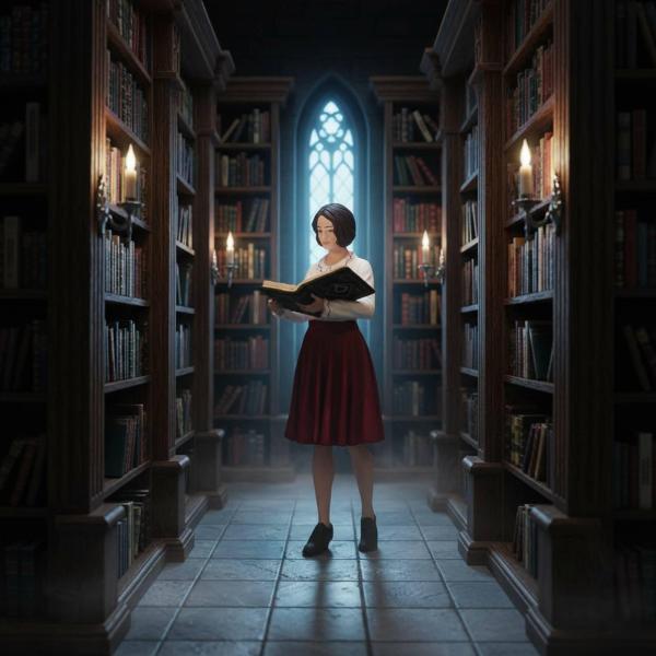 ペイントミニチュアフィギュア 手仕上げ彩色 樹脂フィギュア 女性司書 書斎シーン 書物アクセサリー 模型情景 収集用 デコレーション 写真コレクションに適用