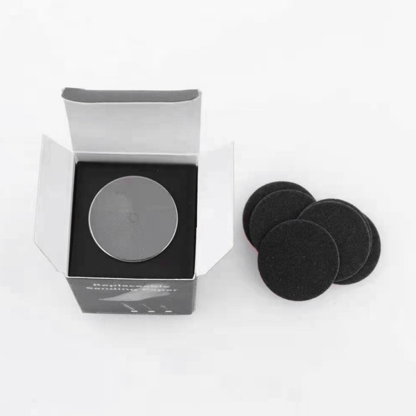 電気フットファイル 35mm 80Grit 50 個用サンドペーパー交換パッド