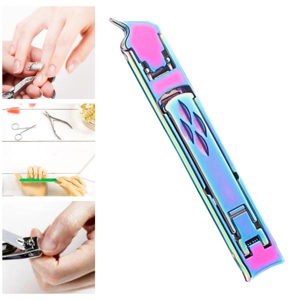 カラフルな家庭用収納ボックス付きネイルカッター両頭ペンチ