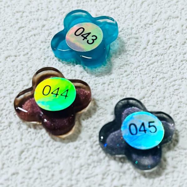 オフィス製品用レーザーデジタルラベルステッカー口紅番号001〜160