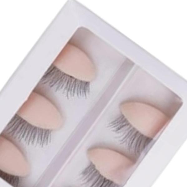 トレーニング職業用シリコントレーニングマネキンヘッドフェイスヘッドピンクまぶたボックスを使用