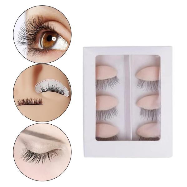 トレーニング職業用シリコントレーニングマネキンヘッドフェイスヘッドピンクまぶたボックスを使用