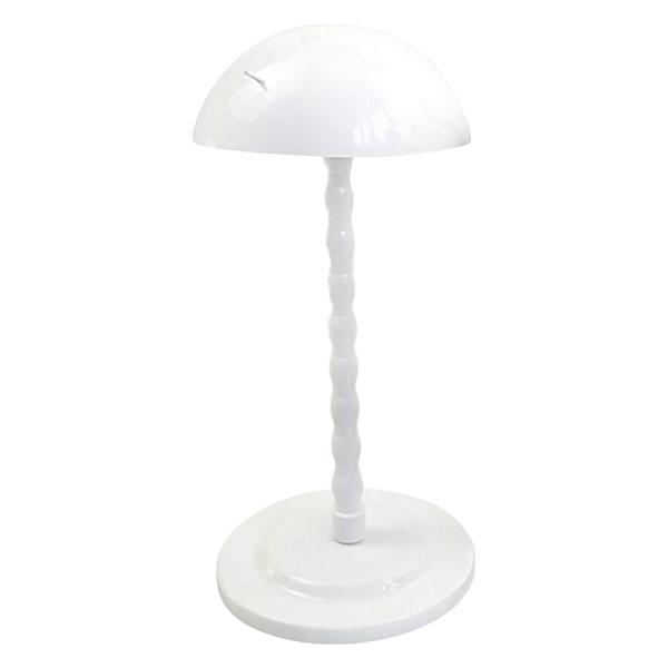 ウィッグスタンド安定した耐久性のある帽子帽子折りたたみ式滑り止め旅行用ホームサロンホワイト