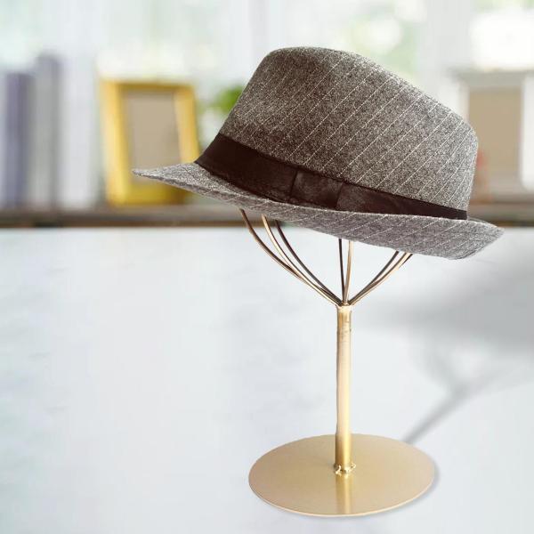 ヘルメットホルダー 帽子スタンド ウィッグスタンド 帽子掛け 鉄製 ディスプレイ ハットスタンド キャップ 自立型 おしゃれ｜stk-shop｜02