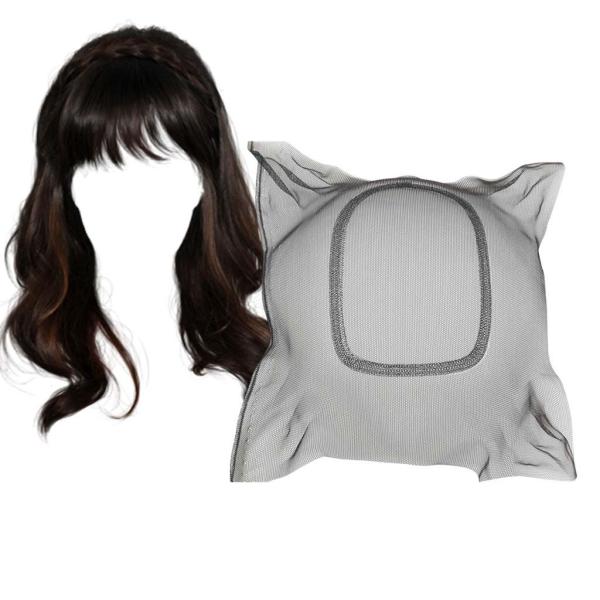 ヘアネットヘアネットアクセサリークロージャーを作るためのレースウィッグを作るレースウィッグハットB