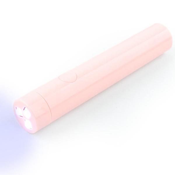 ジェルネイルライト UV LEDライト ミニ ジェルネイル USB 高速硬化 小型 携帯用 ネイルドライヤー　セルフネイル 片手操作 ポケット｜stk-shop｜03