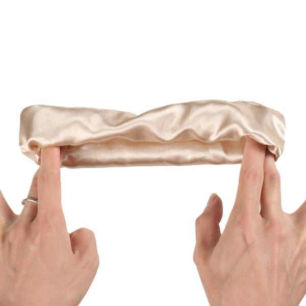 ロングカーリーヘアパープルのための快適なシルキーなロングサテンボンネットスリープキャップ