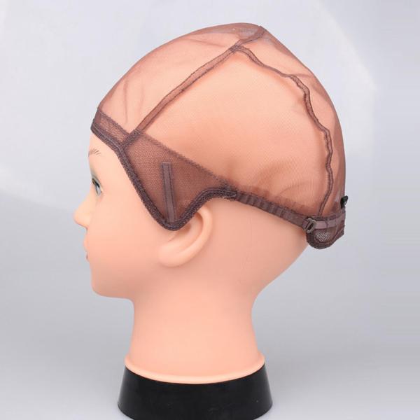 ヘアSを織るのに快適なゴムバンドヘアネットメッシュ付きメッシュウィッグハット