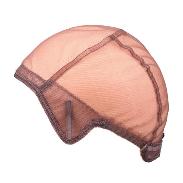 ヘアSを織るのに快適なゴムバンドヘアネットメッシュ付きメッシュウィッグハット