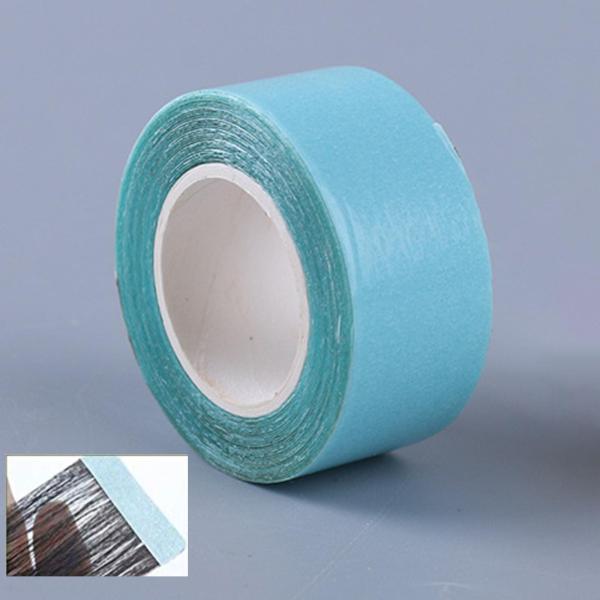 ヘアエクステンション用の両面ウィッグテープ幅2cmブルー