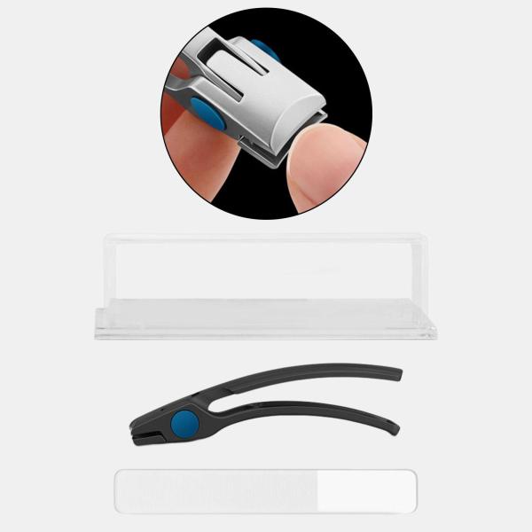 アクリル収納ボックス付きマニキュアセット マニキュア用品 エフォートレス スムース ブラック