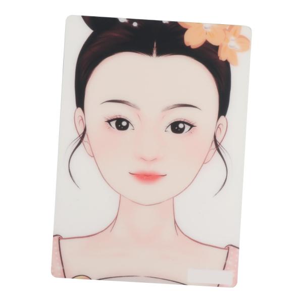 メイクアップペインティング練習用テンプレート ウォッシャブルペインティングアートディスプレイツール 子供用 アンティークフェイス