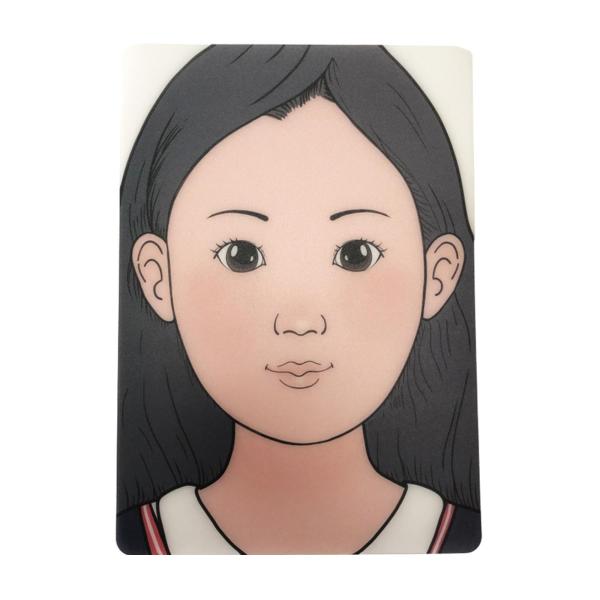 顔練習ボード 再利用可能 洗える メイクアップアーティスト カラーメイクアップテンプレート 女の子