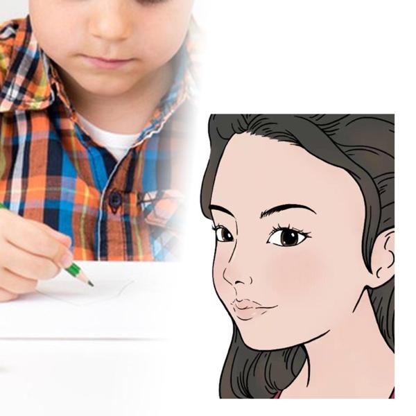 Faces 練習ボード 子供用 ペイントガイド フェイスペインティング ステンシル 洗える スタイル J