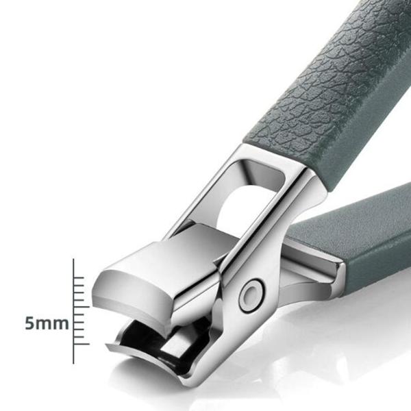 爪切り ステンレス鋼 13mm 幅 顎開口部爪切り ペディキュア用 グリーン