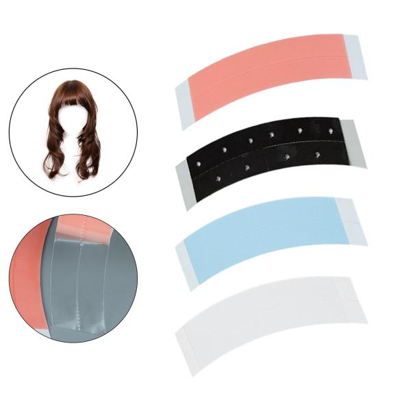 36 ピース両面ヘアウィッグテープヘアピース用クリアウィッグテープ接着剤レッド