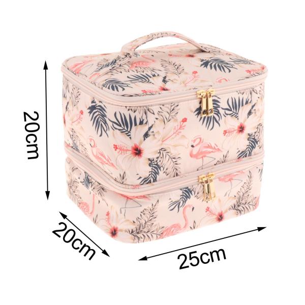 多層マニキュアオーガナイザー軽量ポータブル大型ハンドバッグオーガナイザーマニキュアツールネイルツールオーガナイザー多機能女性